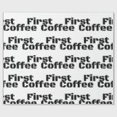 Kaffee First Thunder_Cove Geschenkpapier (Flach)