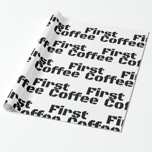 Kaffee First Thunder_Cove Geschenkpapier (Ungerollt)