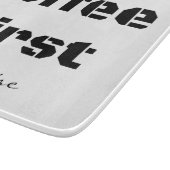 Kaffee First Thunder_Cove Schneidebrett (Ecke)