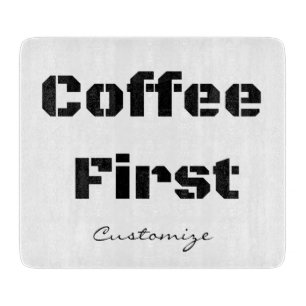Kaffee First Thunder_Cove Schneidebrett