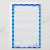 Kaffee-Flecke Briefpapier (Vorne/Hinten)