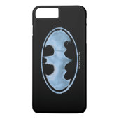 Kaffee-Fledermaus-Symbol - Blau Case-Mate iPhone Hülle (Rückseite)