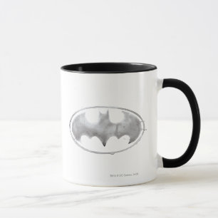 Kaffee-Fledermaus-Symbol - Grau Tasse