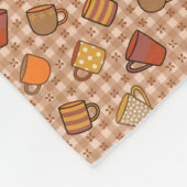 Kaffee Fleecedecke (Ecke)