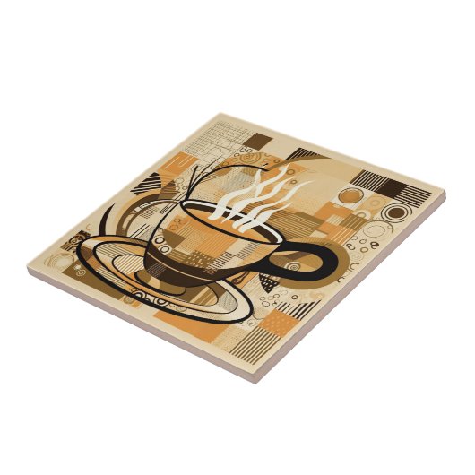 Kaffee Fliese (Seite)