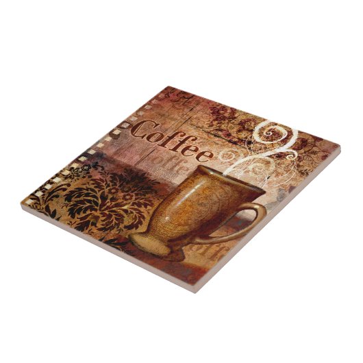 Kaffee Fliese (Seite)