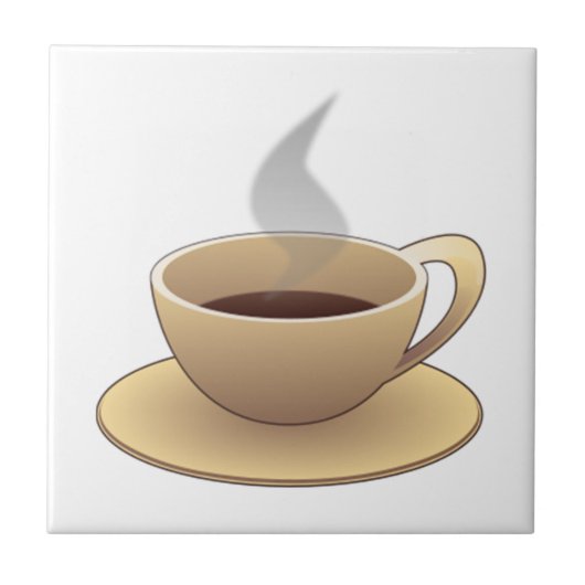 Kaffee Fliese (Vorderseite)