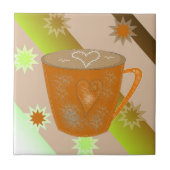 Kaffee Fliese (Vorderseite)
