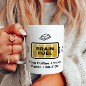 Kaffee Fokus Formel Butter MCT Öl Kaffeetasse