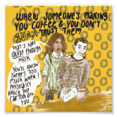 Kaffee Fotodruck (Vorne)