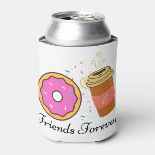 Kaffee-Freunde für immer Dosenkühler (Kanne Vorderseite)