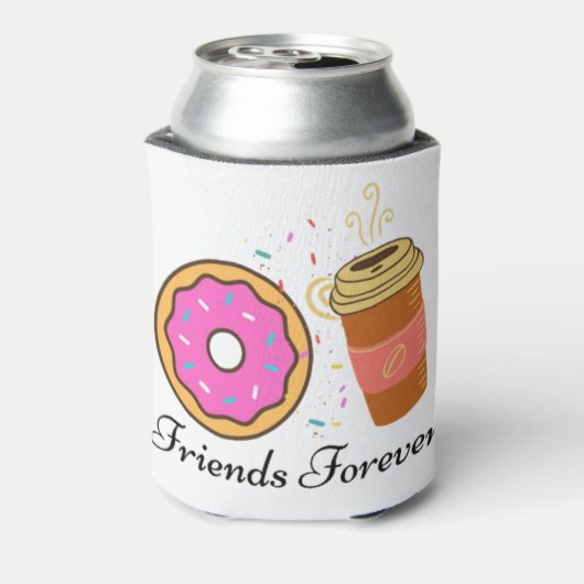 Kaffee-Freunde für immer Dosenkühler (Kanne Rückseite)