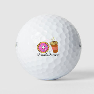 Kaffee-Freunde für immer Golfball
