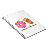 Kaffee-Freunde für immer Notizblock (Rechte Seite)