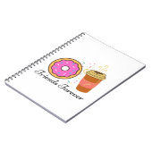 Kaffee-Freunde für immer Notizblock (Linke Seite)