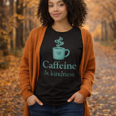 Kaffee & Freundlichkeit Türkis Kaffee Blass Mint Tri-Blend Shirt