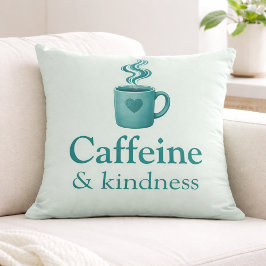 Kaffee & Freundlichkeit Türkiser Kaffee Blasser Mi Kissen
