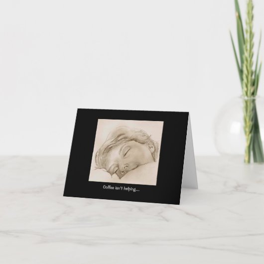 Kaffee funktioniert nicht karte (Vorderseite)