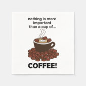 Kaffee Funny Coffee Lover Kaffee Party Serviette (Vorderseite)