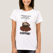 Kaffee Funny Kaffee Lover Kaffee Kaffee Kaffee T-Shirt (Vorderseite)