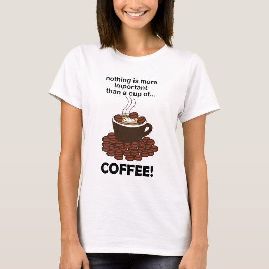 Kaffee Funny Kaffee Lover Kaffee Kaffee Kaffee T-Shirt (Vorderseite)