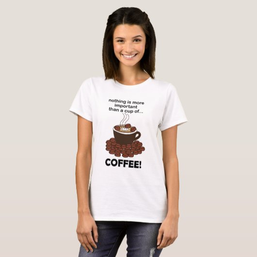 Kaffee Funny Kaffee Lover Kaffee Kaffee Kaffee T-Shirt (Vorne ganz)