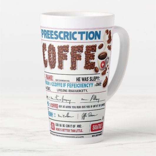 Kaffee Funny Mug NaThuiArt Milchtasse (Rechte Ecke)