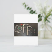 KAFFEE FÜR ANESTHETIKER POSTKARTE (Stehend Vorderseite)