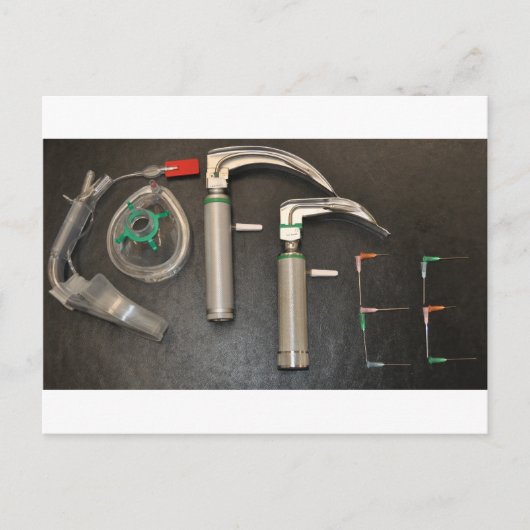 KAFFEE FÜR ANESTHETIKER POSTKARTE (Vorderseite)