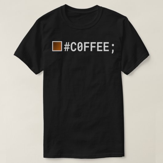 Kaffee für App-CSS-Programmierer und Internet-Seit T-Shirt (Design vorne)