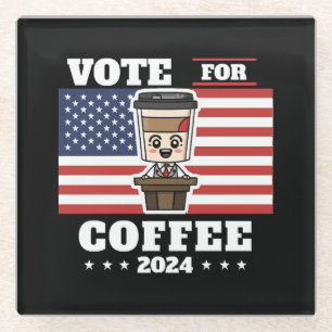 Kaffee für den Präsidenten, Abstimmung für Kaffee Glasuntersetzer