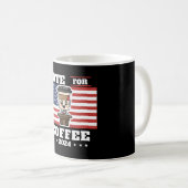 Kaffee für den Präsidenten, Abstimmung für Kaffee Kaffeetasse (VorderseiteRechts)
