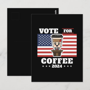 Kaffee für den Präsidenten, Abstimmung für Kaffee Postkarte