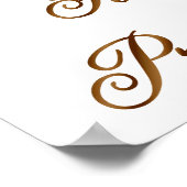 Kaffee für den Präsidenten Poster (Ecke)