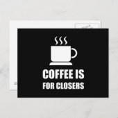 Kaffee für die Verkäufer Funny Postkarte (Vorne/Hinten)