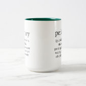 Kaffee für die Zubereitung Zweifarbige Tasse (Mittel)