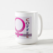Kaffee für Frauen Kaffeetasse (VorderseiteRechts)