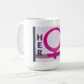 Kaffee für Frauen Kaffeetasse (Vorderseite Links)
