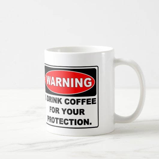 KAFFEE FÜR IHREN SCHUTZ KAFFEETASSE (Rechts)