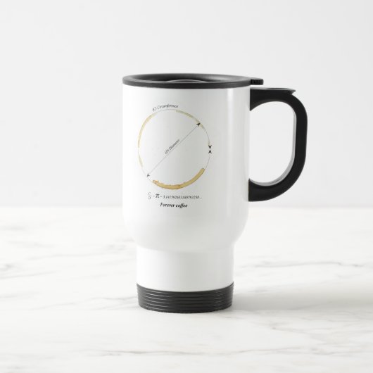 Kaffee für immer Reiseschlamm Reisebecher (Rechts)
