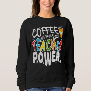 Kaffee für Mathe-Lehrer Kaffee zum Mathe-Coff Sweatshirt