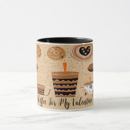 Kaffee für mein Valentin Niedlich Zeichnend Nr. 1 Tasse