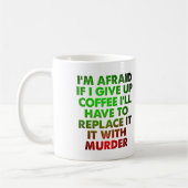 Kaffee für Mord-lustige Tasse (Links)