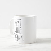 Kaffee für Typografie-Zitat einfügen Kaffeetasse (Vorderseite Links)