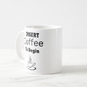 Kaffee für Typografie-Zitat einfügen Kaffeetasse (Vorderseite Links)