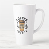 Kaffee fürs Leben - Die Liebe zum Kaffee mit Milchtasse (Rechts)