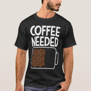 Kaffee gebrauchte Kaffeebohnen Batterie Männer & W T-Shirt