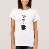 Kaffee gegen Tee (Vorderseite)