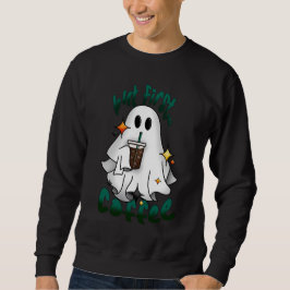 Kaffee-Geist - Aber zuerst.. Kaffee - Schwarz Sweatshirt