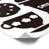 KAFFEE gelassen Poster (Ecke)